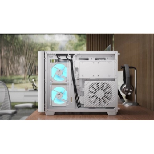 Корпус AeroCool P300C-G-WT-v1 White (ACCS-PN02033.21)