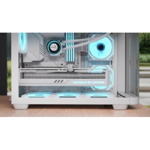 Корпус AeroCool P300C-G-WT-v1 White (ACCS-PN02033.21)