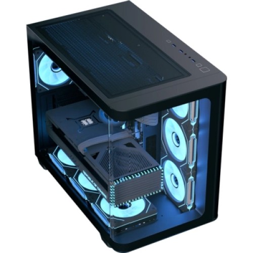 Корпус AeroCool P500C-G-BK-v1 Black (ACCM-PN01043.11)