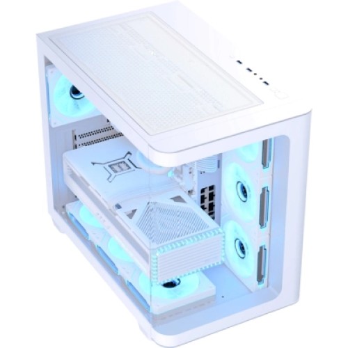 Корпус AeroCool P500C-G-WT-v1 White (ACCM-PN01043.21)