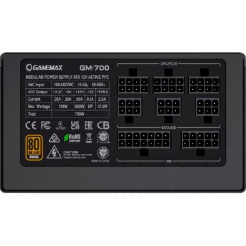 Блок питания Gamemax 700W (GM-700 Modular)