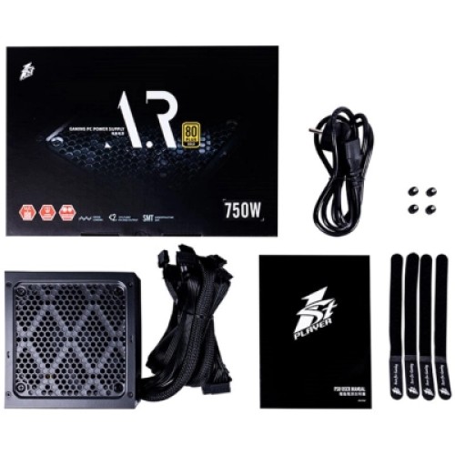 Блок питания 1stPlayer 750W (AR-GLD-750-BK-EU)