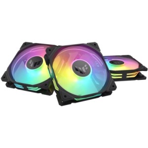 Кулер для корпуса ASUS TUF Gaming TR120 ARGB Reverse Triple Pack Black (90DA00D0-B09020)