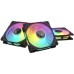 Кулер для корпуса ASUS TUF Gaming TR120 ARGB Reverse Triple Pack Black (90DA00D0-B09020)