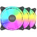 Кулер для корпуса PcCooler F3 T120 ARGB BK 3IN1