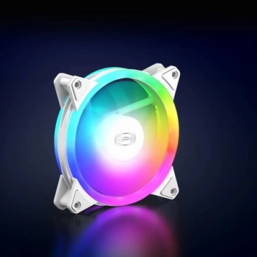Кулер для корпуса PcCooler F3 T120 ARGB WH
