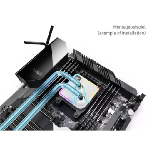Водоблок Alphacool Core 1 Aurora Silver - AM4 / AM5 Intel LGA 1700 / LGA 1851 (13447)