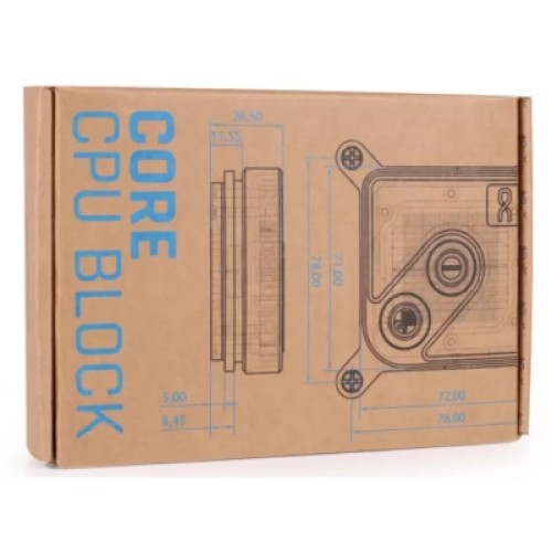 Водоблок Alphacool Core 1 Aurora White - AM4 / AM5 Intel LGA 1700 / LGA 1851 (13834)