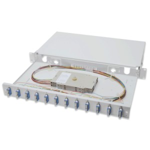 Патч-панель 1U 19", 12xSC Duplex, OS2, зібрана Digitus (DN-96321/9)