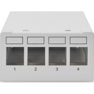 Патч-панель настільна, 4 порти, модульна Digitus (DN-93714)
