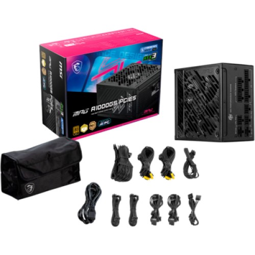 Блок питания MSI 1000W (MPG A1000GS PCIE5)