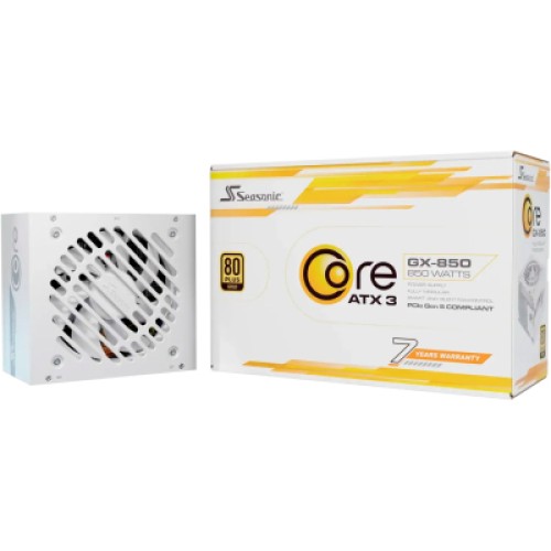 Блок питания Seasonic 850W CORE GX-850-ATX31 WHT (CORE GX-850-ATX31 WHITE)