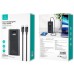 Батарея универсальная Usams PB68 30000mAh PD/3.0/65W, QC/3.0, Black (ATXLOGTC01)