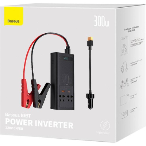 Автомобильный инвертор 12V/220V 500W IGBT Baseus In-car Inverter Baseus (CGNB010101)