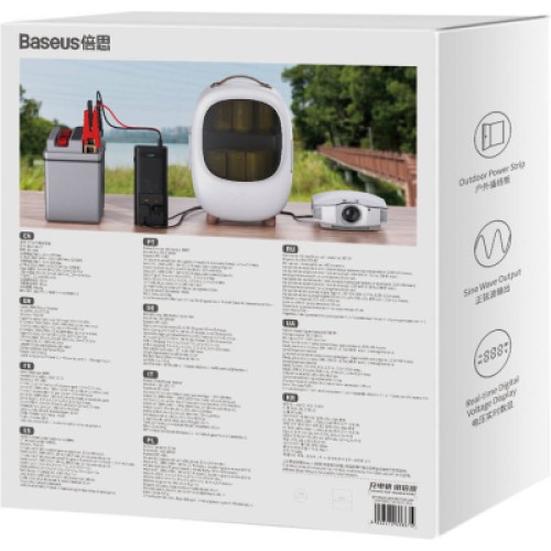 Автомобильный инвертор 12V/220V 500W IGBT Baseus In-car Inverter Baseus (CGNB010101)