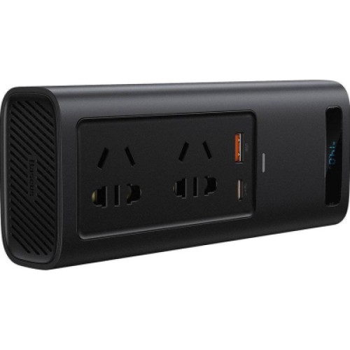 Автомобильный инвертор 12V/220V 150W In-car Inverter, USB, Type-C, 0.4m Baseus (CRNBQ-A01)