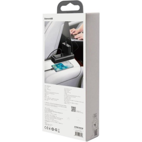 Автомобильный инвертор 12V/220V 150W In-car Inverter, USB, Type-C, 0.4m Baseus (CRNBQ-A01)