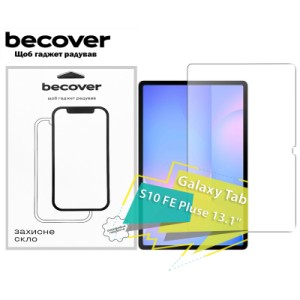 Стекло защитное BeCover Samsung Galaxy Tab S10 FE Plus (713329)