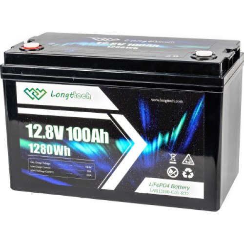 Батарея LiFePo4 Longttech 12.8V - 100Ah (LAR12100-G31-R32)