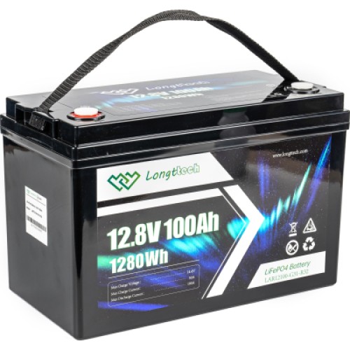 Батарея LiFePo4 Longttech 12.8V - 100Ah (LAR12100-G31-R32)
