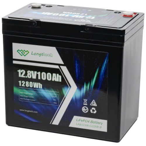 Батарея LiFePo4 Longttech 12.8V - 100Ah (LAR12100-G22NF-P)