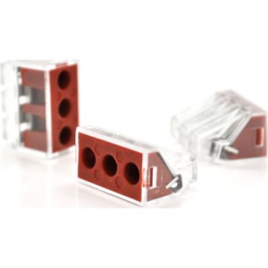 З'єднувач кабелю 3-pin аналог WAGO K773-173, 50штпак Voltronic (K773-173/50)