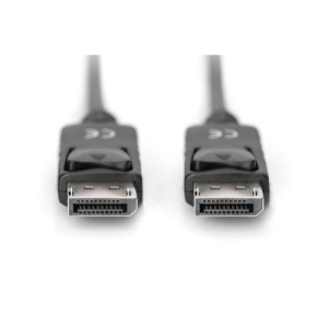 Кабель мультимедійний DisplayPort to DisplayPort 3.0m UHD 4K M/M Black Digitus (AK-340100-030-S)