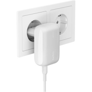 Зарядное устройство Belkin 42W USB-C PD PPS 30W USB-A 12W white (WCB009VFWH)
