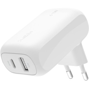 Зарядное устройство Belkin 42W USB-C PD PPS 30W USB-A 12W white (WCB009VFWH)