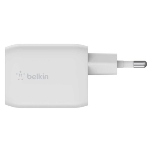 Зарядное устройство Belkin 65W 2хUSB-С GAN PD PPS white (WCH013VFWH)