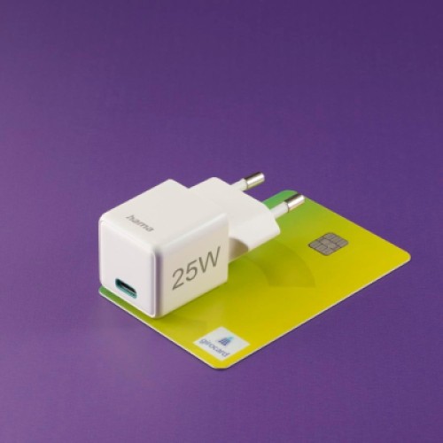 Зарядное устройство Hama 25W USB-С PD white (00201981)