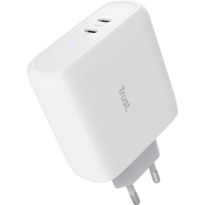 Зарядное устройство Trust Maxo 65W 2xUSB-C PD white (25381_TRUST)