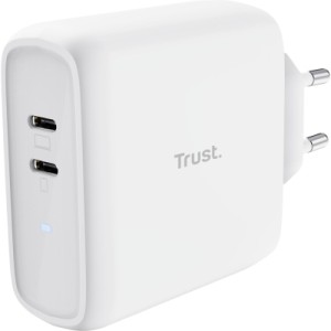 Зарядное устройство Trust Maxo 65W 2xUSB-C PD white (25381_TRUST)