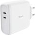 Зарядное устройство Trust Maxo 65W 2xUSB-C PD white (25381_TRUST)