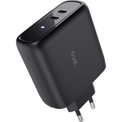 Зарядное устройство Trust Maxo 65W 2xUSB-C PD black (25380_TRUST)