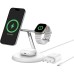 Зарядное устройство Belkin 3in1 Magnetic Adjustable Pad Qi2 15W White (WIZ023VFWH)