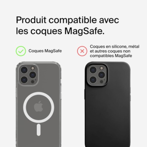 Зарядное устройство Belkin 3in1 Magnetic Pad Qi2 15W Black (WIZ032KQBK)
