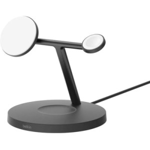 Зарядное устройство Belkin 3in1 Magnetic Pad Qi2 15W Black (WIZ032KQBK)