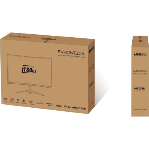 Монитор EvroMedia i24 CurveSync 180 Hz