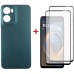 Чехол для мобильного телефона Dengos Motorola G05 Soft + glass 2pcs (Green) (DG-CTG2P-18)