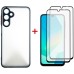 Чехол для мобильного телефона Dengos Samsung Galaxy A16 Matte + glass 2pcs (Black) (DG-CTG2P-04)