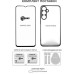 Чехол для мобильного телефона Dengos Samsung Galaxy A36 Matte + glass (Black) (DG-KM-145)
