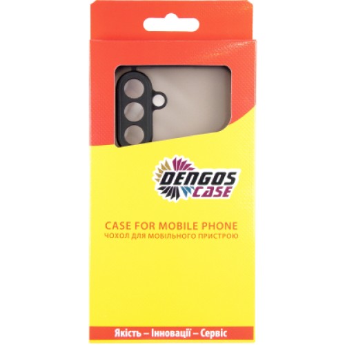 Чехол для мобильного телефона Dengos Matte Samsung Galaxy A36 5G (Black) (DG-TPU-MATT-165)