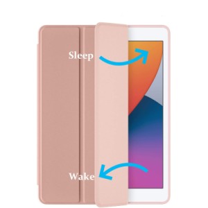 Чехол для планшета BeCover Tri Fold Soft TPU Silicone Apple iPad 10.2 2019/2020/2021 Rose Gold (706886)