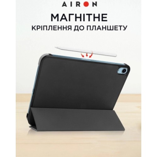Чехол для планшета AirOn Premium iPad 10.9 10th 2022 + film Black (4822352781146)