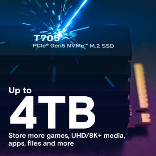 Накопитель SSD M.2 2280 4TB T705 with Heatsink Micron (CT4000T705SSD5)