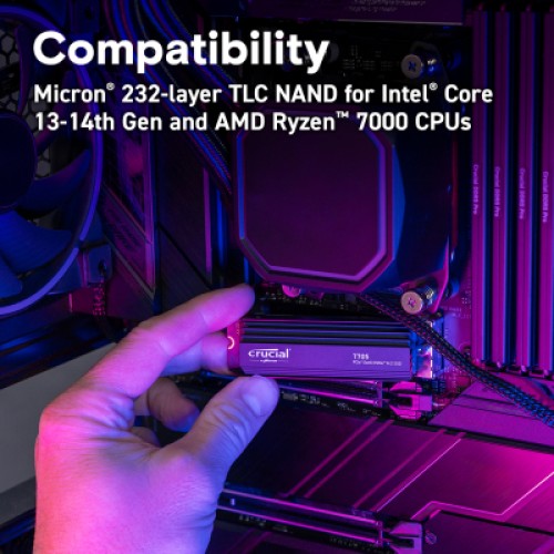 Накопитель SSD M.2 2280 4TB T705 with Heatsink Micron (CT4000T705SSD5)