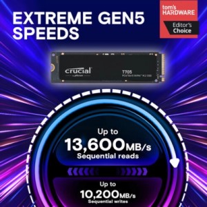 Накопитель SSD M.2 2280 4TB T705 Micron (CT4000T705SSD3)
