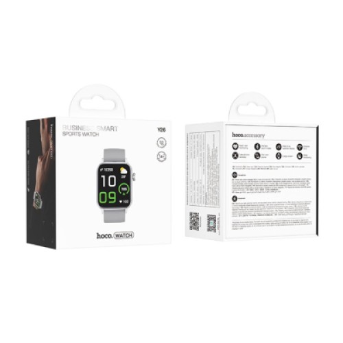 Смарт-часы HOCO Y26 Smart sports watch (call version) Silver (6942007645423)