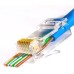Коннектор RJ45 cat.5e UTP 8P8C, сквозные отверстия, 100шт/пак Kingda (KD-PG8032-C5E/100)